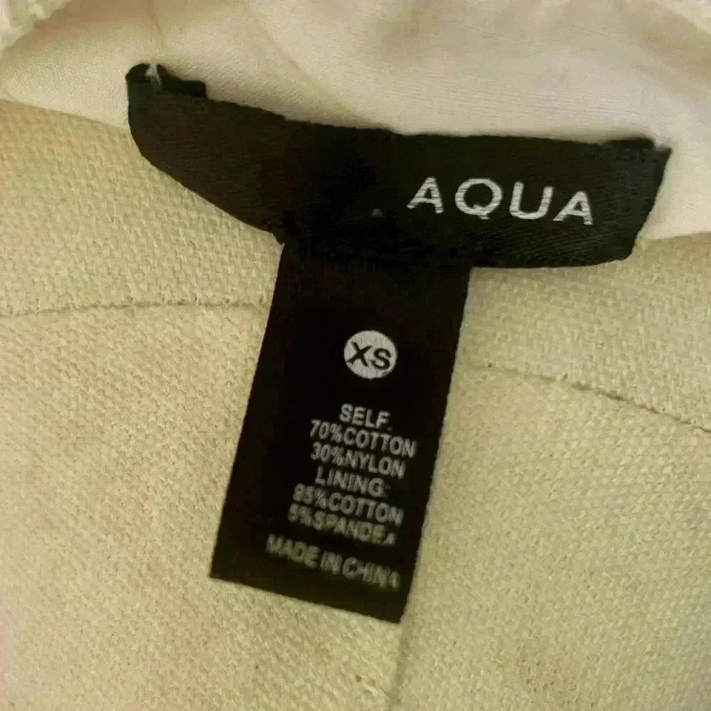 Aqua Beautiful White A-Line Mini Dress - Picture 7 of 9